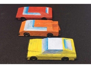 klassisch Wagen Kriege Fahrzeuge 15mm 1 64 164 Autoduel Richter dredd Miniaturen Rollenspiel Landschaft scifi 3d print model - Mito3D