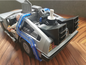 fusão playmobil deloreano futuro 70317 máquina 3d print model - Mito3D