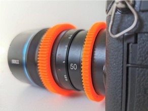 sirui 50mm anamorphique 133x suivre concentrer équipement apature caméra cameraman DSLR mise point engrenages gh5 lentille lentilles sirui50mm 3d print model - Mito3D