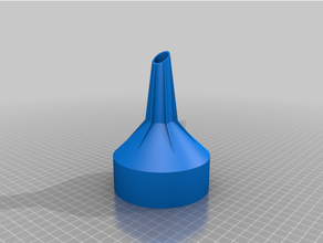 funnel 100mm dia ver2 customized 3d print model - Mito3D
