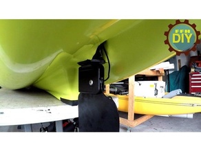 hobie outback rudder shim kayak 3d print model - Mito3D
