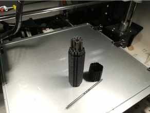 bolígrafo mini recarga caso funda soporte rellenar 3d print model - Mito3D