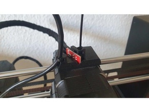 prusa mk3s ir filament sensor modified mount zip-lock camera wire nozzle i3 mk3 3d print model - Mito3D