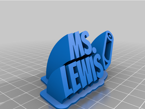 ms lewis20 personalizzato 3d print model - Mito3D