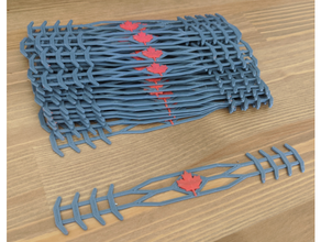 canada themed surgical mask ear saver 3d print model - Mito3D