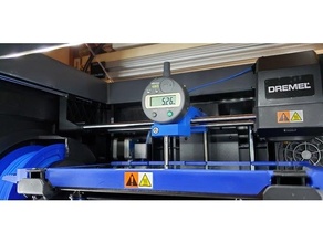 dremel drop indicator bed level verification leveling 3d45 holder 3d print model - Mito3D