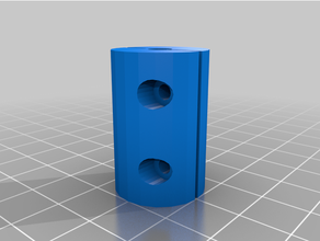 customized axis coupler space 3d print model - Mito3D