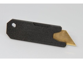 Scaramanga faca lâmina acampamento cortador corte passatempo chaveiro papel Utilitário 3d print model - Mito3D