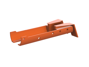 nerf longshot pumpgrip replacement rail w0rker style 3d print model - Mito3D
