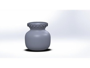 cuore vaso sq fiore pentola 3d print model - Mito3D
