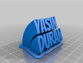 yasin duran customized 3d print model - Mito3D