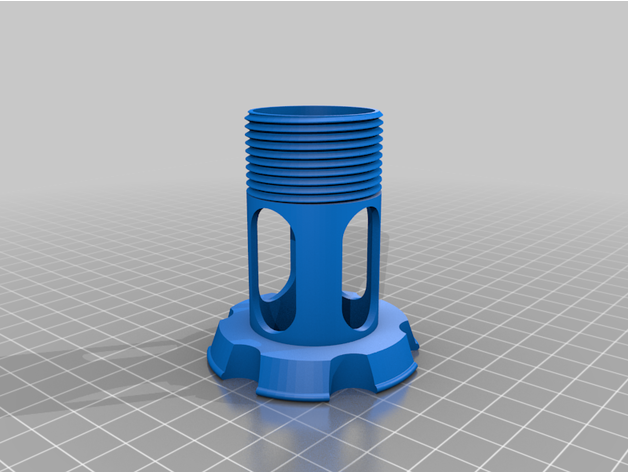 bedroht Spule Adapter anpassbar Filament Halter Unterstützung openscad 3D print model - Mito3D