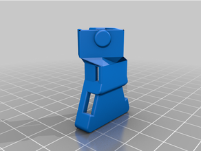 cable chain cap angled 3d print model - Mito3D