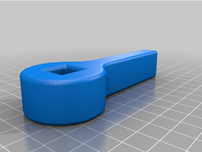 ibc réservoir soupape bouton manipuler bras 3d print model - Mito3D