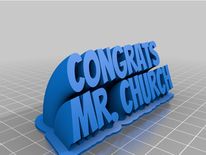 mr kilise 2 özelleştirilmiş 3d print model - Mito3D