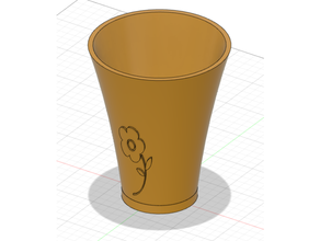Bewässerung Topf Blume Vase 3d print model - Mito3D