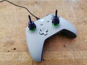 dcl optimized xbox thumbstick extention controller quadcopter 3d print model - Mito3D
