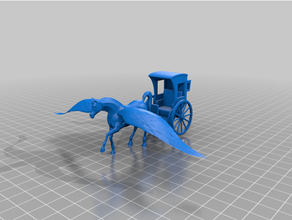pegasus Pegasus pegacorno gluecoaches dungeon draghi 3d print model - Mito3D