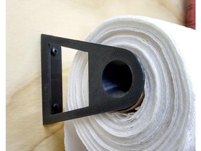 paper towel holder bracket 3d print model - Mito3D