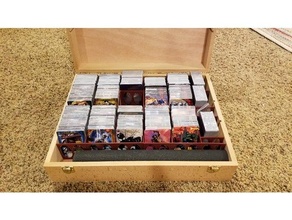 arte Astuccio guaina leggendario tavola gioco carte divisore passatempo atrio meraviglia 3d print model - Mito3D