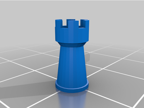 torre ajedrez 3d print model - Mito3D