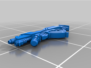 combi-rifle - light flamethrower pan-o infinity game 3d print model - Mito3D