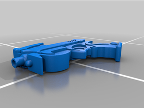 pistola pan infinito gioco corvus belli 3d print model - Mito3D