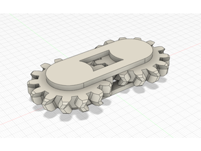 inquietação brinquedo spinner Diversão engrenagens 3d print model - Mito3D