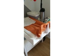 ultime caca éclaboussure garde Ikea changeant table bébé courant porte serviette 3d print model - Mito3D