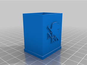 3d slash deckbox nerv logo 3d print model - Mito3D