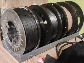 spool storage holder 3d printing filament 3d print model - Mito3D