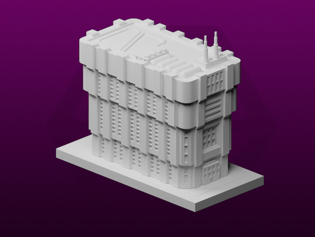 greeblecity cyberpunk brick greeblecitycyberpunk 3D print model - Mito3D