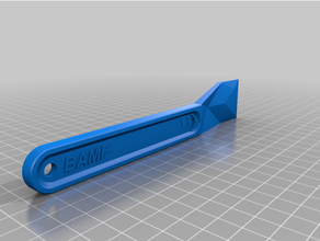 bamf étiquette éplucheur boîte ouvreur 3d print model - Mito3D