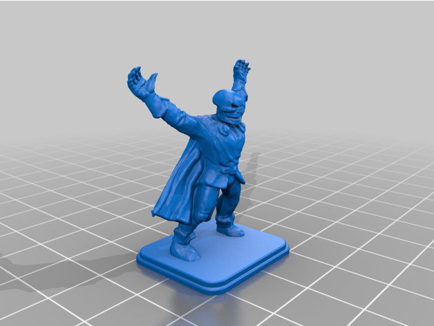 heroquesto lich bruxo 3D print model - Mito3D