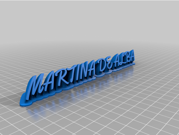 martina customized 3D print model - Mito3D