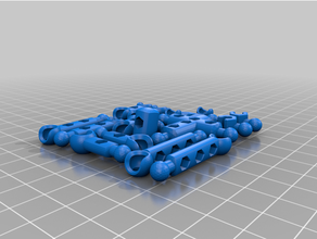 low calorie mo aksiyon şekil top bağlantı poli modibot poz verilebilir 3d print model - Mito3D