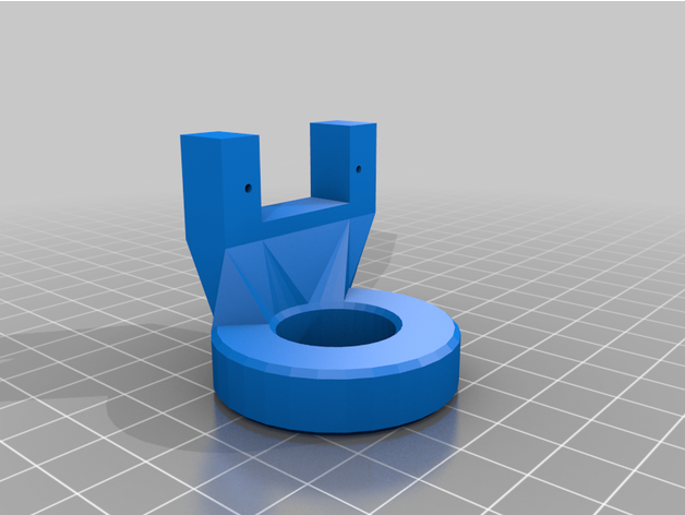 pressurized servo mount 3D print model - Mito3D