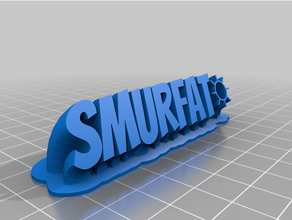 smurfat customized 3d print model - Mito3D
