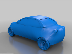 cuidando coche vehiculo mini modelo auto sedán juguete 3d print model - Mito3D