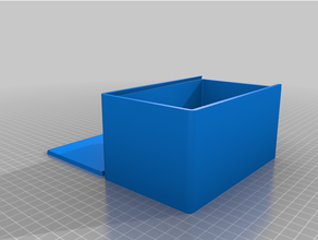 personalizzato parametrico scatola scorrevole coperchio 3d print model - Mito3D