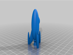 customized space rocket 3d print model - Mito3D