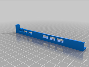 display riser legs clip stand plexiglass 3d print model - Mito3D