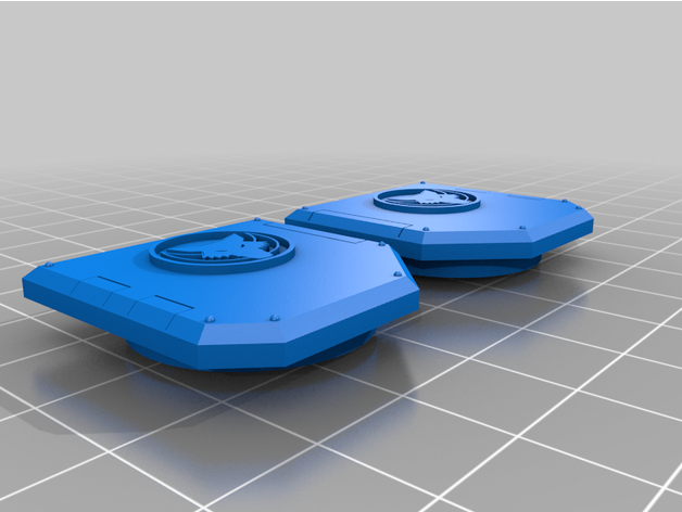 sicarano tanque patrocinador inserções lua Lobos martelo guerra 30k 40k 3D print model - Mito3D