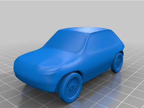 Pflege car2 Wagen Modell maßstabgetreues Spielzeug 3d print model - Mito3D