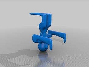 human holder 3d print model - Mito3D