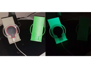 kablosuz telefon şarj cihazı Kulp destek ayakta durmak 3d print model - Mito3D