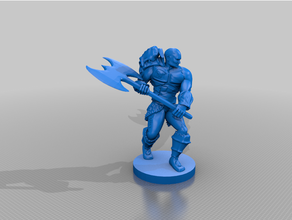 goliath barbarian base 3d print model - Mito3D