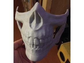 higgs mask - 4 parts death stranding hideo kojima productions particle god skull 3d print model - Mito3D
