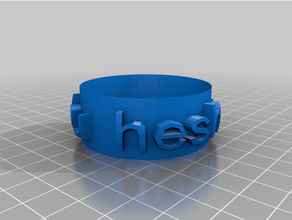 customized text ring bracelet crown customized
