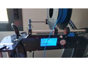 soporte bobina rodamientos paraca red a6 3d print model - Mito3D